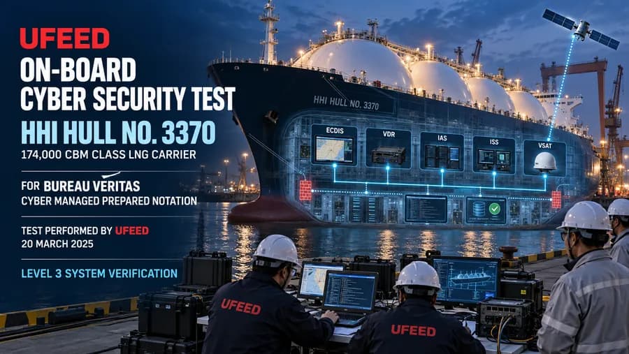 BV Cyber Managed Prepared Notation 대응 선내 사이버 보안 시험 — HHI 3370호선