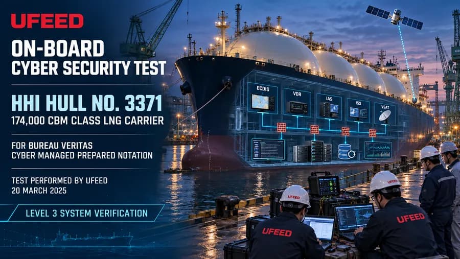 BV Cyber Managed Prepared Notation 대응 선내 사이버 보안 시험 — HHI 3371호선
